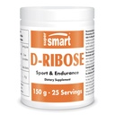 Supersmart - D-Ribose Poeder (Natural Sugar) 6gm per dag - ATP Synthesis & Production - Universal Fuel for Energy - Non-GMO & Gluten Free - 150 g