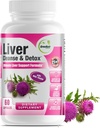GreeNatr Lever Reiniging Detox & Repair Formula - Melkdistel, Berberine, Gember, Beetwortel, Dandelion Root, Artichoke Extract en Chanca Piedra voor optimale levergezondheidsondersteuning (1 fles)