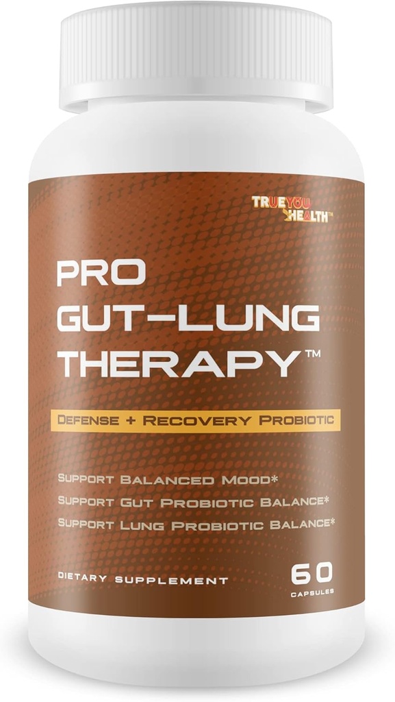 Pro Gut-Lung Therapy - Probiotic Mood Support - Defense + Recovery Probiotic - Ondersteuning Balanced Mood - Ondersteuning Gut Probiotic Balance - Ondersteuning Lung Probiotic Balance - Algehele gezondheidsondersteuning