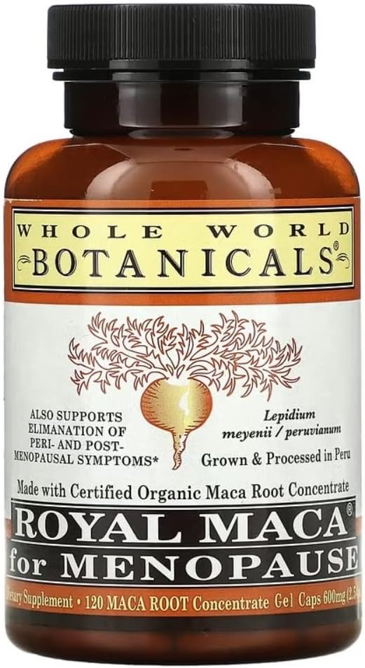De hele wereld - Royal Maca 120 Gel Caps - Menopauze Ondersteuning