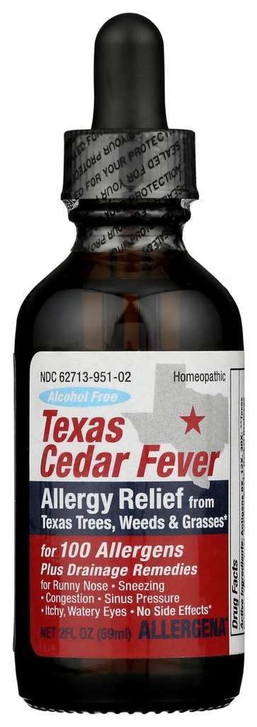 PROGENA Allergena Texas Cedar Fever (2 Fl Ounce, Volwassene)