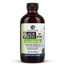 Amazing Herbs Cold-Pressed Black Seed and Flax Seed Oil Blend - sans gluten, sans OGM, élevé en oméga 3, 6 et 9, soutient la fonction articulaire, cérébrale et cardiaque - 8 Fl Oz