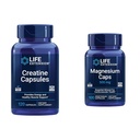 Life Extension Creatine Capsules 120 Tel & Magnesium Caps 500mg 100 Tel - Spierkracht, Hartgezondheid