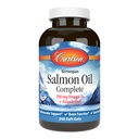 Carlson - Salmon Oil Complete, 700 mg Oméga-3s + Astaxanthine, Soutien cardiovasculaire, Fonction cérébrale et santé articulaire, Norvégien, 240 Softgels