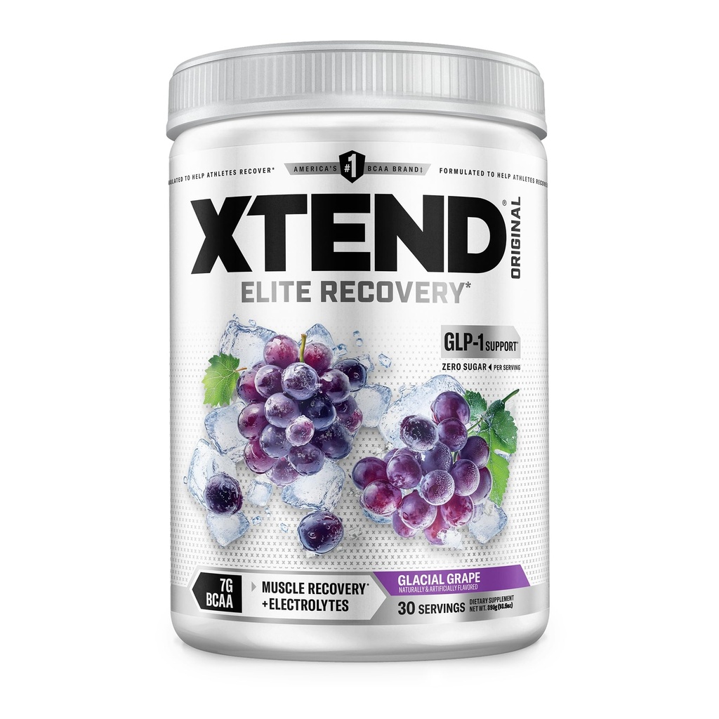 Xtend XTEND Original BCAA Powder 7g BCAA and 2.5g L-Glutamine, Sugar Free Post Workout Muscle Recovery Drink met aminozuren voor mannen en vrouwen, 30 porties
