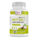 Keto MCT Oil Capsules met C8 & C10 - Fast Acting Ketosis Brain & Body Fuel for Women and Men - All Natural, Non-GMO, Made in USA (1-Maand Supply)