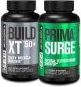 Ge Jacked Factory Build XT 50+ Daily Muscle Builder (90 capsules) PRIMASURGE Testosteron Booster voor mannen (60 capsules) voor vitaliteit, spiergroei en energie