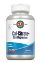 KAL Cal-Citrate+, Calcium citraat Plus Vitamine D-3 en 500 mg Magnesium, gezonde botten en tanden ondersteuning, Glutenvrij en Lab geverifieerd voor kwaliteit, 30 porties, 120 tabletten