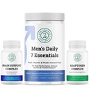 Wellness Hersenbundel - Hersenondersteuning Complex, Mannen Dagelijkse 7 Essentials, en Adaptogen Complex