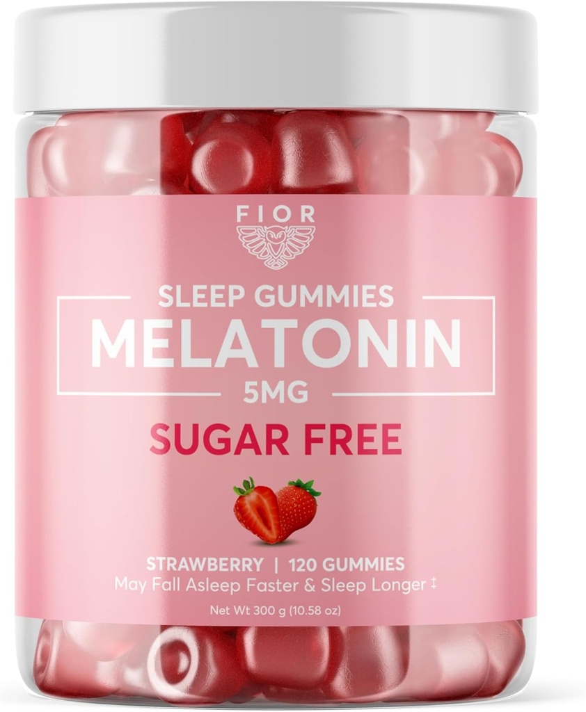 FIOR Mélatonine Gommies (flacon sans sucre, 120)