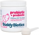 Buddy Biotics Probiotic + Prebiotic for Dogs- Gut Flora Health, Digestieve en Immune Health, Diarree en Bowel Ondersteuning 