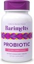 Barimelts Probiotica, 5 miljard CFU - 60 snel oplossende tabletten (2-maand supply) - Suikervrije probiotica voor vrouwen, ondersteuning Gut Health na bariatrische chirurgie, natuurlijke kersensmaak