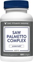 Saw Palmetto Complex 160mg - Supplement voor Prostaat Gezondheid, Eenvoudig te slikken Softgels (100 Softgels) door The Vitamin Shoppe