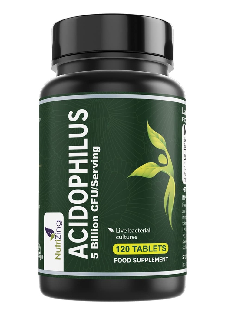NutriZing High Strength Lactobacillus Acidophilus 5bn UFC/Serveur
