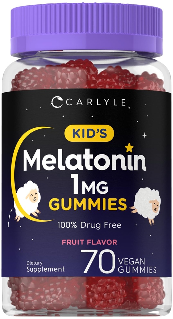 Carlyle Kids Melatonine Gummies 1 mg 70 Tellen 