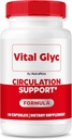 Vitale Glyc Capsules - Officiële Blood Support Formula, Vital Glyc Blood Vessel Cleaner, Vital Glyc Glyco Optimizer Pillen, Ondersteunt de algehele gezondheid en wellness, Vital Glyc Powder (60 capsules)