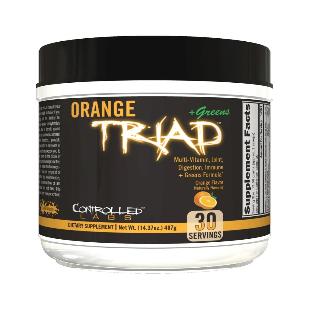 Gecontroleerde Labs Oranje Triade, 0,9 pond