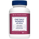La Vitamine Shoppe Une Multivitamine quotidienne pour femmes sans fer, 2 000 UI Vitamine D3, Supplément multi-minérale, soutient la production d'énergie, soutient la santé cardiovasculaire et immunitaire (180 comprimés)
