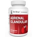 Dr. Berg Adrenal Glandular - Hormone Balance Formula die gezonde bijnierfunctie ondersteunt - Adrenal Support Supplement - 60 capsules