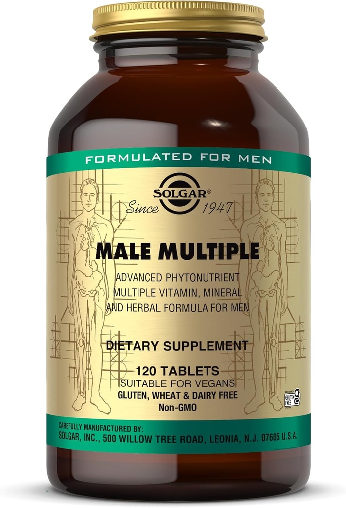 Solgar Homme Multiple, 120 comprimés