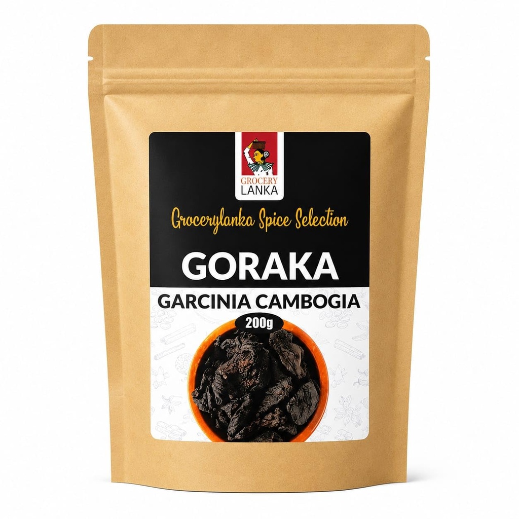 Goraka 200g (7oz), gedroogde Garcinia Cambogia, natuurlijke voedingsgeur Agent Malabar Tamarind Kudampuli