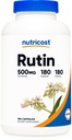 Nutricost Rutin 500mg, 180 Capsules - Glutenvrij, niet-GMO en Vegetarisch vriendelijk
