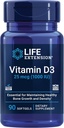 Extension de la durée de vie Vitamine D3 25 mcg (1000 UI), Système immunitaire, Bone Health, Santé du corps entier, Taille de la valeur, Sans gluten, Non-OGM, 90 softgels