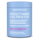 BodyHealth PerfectAmino Elektrolyten Poeder Geen Suiker, Keto Suiker Vrij vasten Elektrolyten Drinkmix, Hydration Powder met Trace Minerals - Gemengde Berry - 30 porties