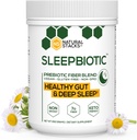 SleepBiotic Prebiotic Fiber Blend - Prebiotic Fiber Powder w/Duits kamille & Green Banana Flore - Prebiotic Powder Fiber Supplement for Healthy Gut 292g [20 Servings]