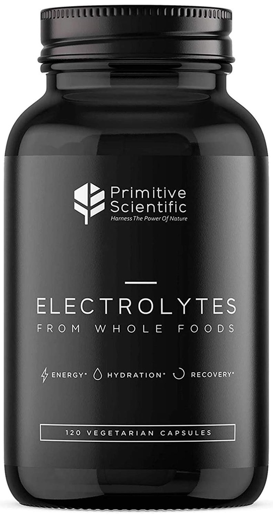 Gehele voedingselektrolytsupplementen, elektrolyttabletten met magnesium, zink, calcium en kalium voor energie, hydratatie, en verjonging (120ct)