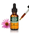 Herb Pharm Organic Rapid Immune Boost: Fast-Absorbing Tinctuur voor volwassenen, Echinacea Tinctuur met Goldenseal, Gember Extract & Vlierbessen, Immune Support Supplement & Wellness Aid, 1 Oz