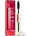 Gya Labs Lash and Brow Oil - 100% Pure Natual Organic Castor Oil Eyelash & Eyebrow Serum for Fuller-looking Lashes & Brows (0,34 Fl Oz)