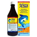 Ballena Azul Aceite de Hígado de Bacalao para Adultos y Niños, COD Leverolie voor volwassenen en kinderen, Goede Bron van Vitaminen A,D,E, B1, Dieetsupplement, Omega 3, Inmune System Boost (ORANGE 15 OZ)