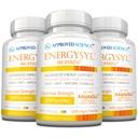 Goedgekeurde Science Energysyl - Cafeïnevrij - met Adaptogenen, B-vitaminen en Bioperine - 3 maand levering - 180 capsules