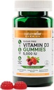 NatureWise Vitamine D3 5000 IE Gummies - Suikervrije gemengde Bessensmaak - Vitamine D Gummies voor volwassenen, Ondersteunt Immuniteit, Spier & Bone Strength - Gelatine-Free, Non-GMO- 60 Gummies[1-Maande Levering]