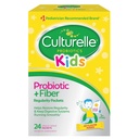 Culturelle Kids Probiotic + Fiber Packets (Age 3+) - 24 Compte - Santé digestive et soutien immunitaire - aide à rétablir la régularité (l'emballage peut varier)