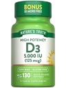 De waarheid van de natuur Vitamine D3 5000 IE Softgels 