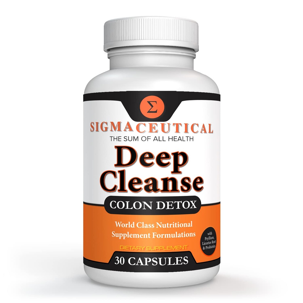 1 dag Colon Cleanse - Detox Cleanse - Bowel Cleanse & Laxative - Bowel Detox - Colon Cleanser & Detox - 30 capsules
