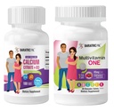 BariatricPal 30 dagen Bariatric Vitamine Bundle Multivitamine ONE 1 per dag! Kauwbaar met 45mg ijzer - gemengde bes en gemakkelijk doorslikken Calcium citraat (600mg) en D3 gecoate tabletten