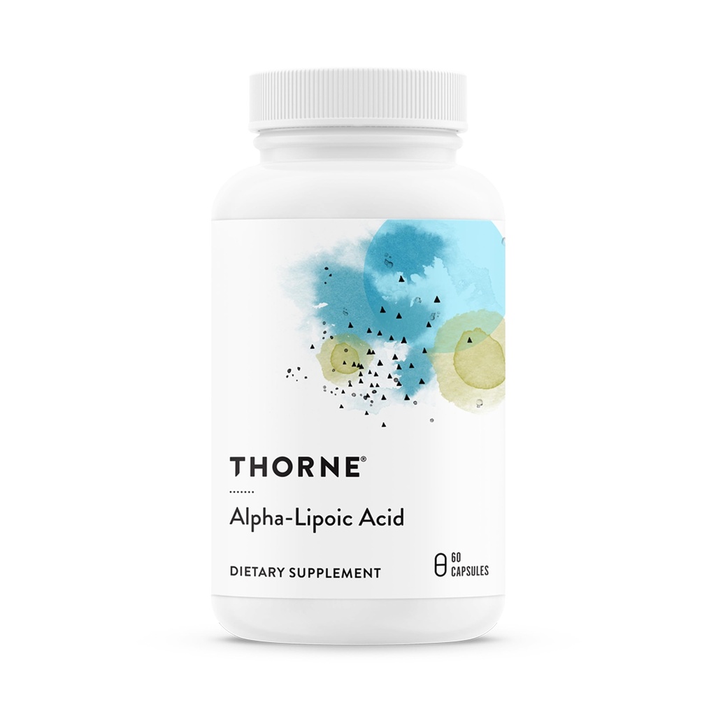 THORNE - Alpha-Lipoïnezuur - 300 mg - Supplement voor leverontgifting, antioxidantondersteuning, zenuwgezondheid en geestelijke scherpte* - 60 porties