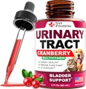 Cat & Hond UTI behandeling - Urinaire traktatie infectie behandelingen met Cranberry - Hond & Cat UTI geneeskunde - Geavanceerde Nier & Bladder ondersteuning Multivitamine - Renale Gezondheid Supplement Vitaminen - Made in USA