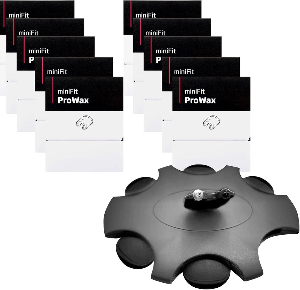 (60 Pcs) Minifit Prowax Wax Guards Filtres pour Oticon Aides auditives, Oticon Minifit Aides auditives Pièces de rechange Accessoires Kit de nettoyage(10 Packs)