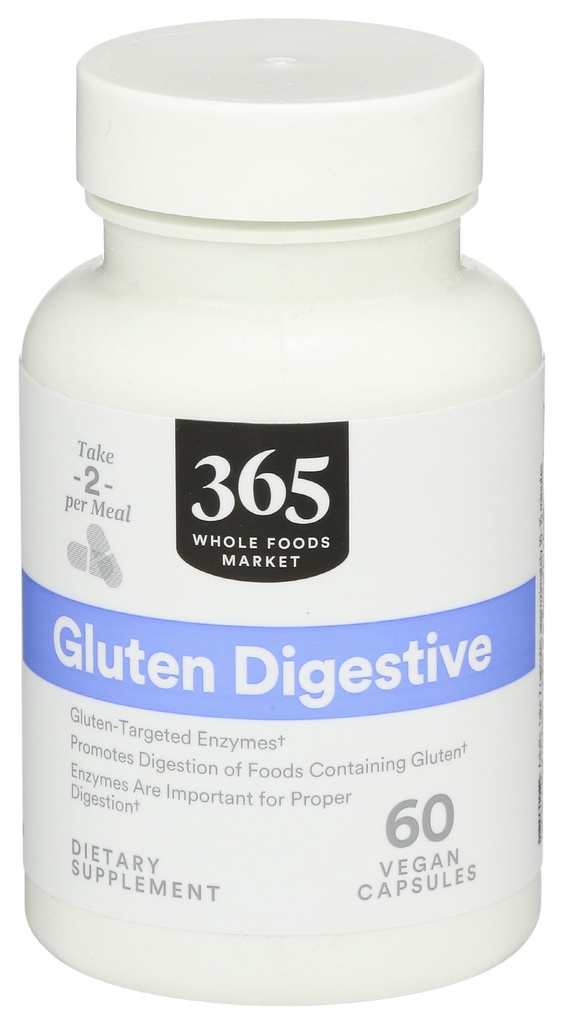 365 door Whole Foods Market, Enzymes Glutenvertering, 60 Tellen