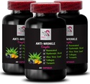 Acide alpha lipoïque - Complexe anti-rides - L-Glutathion, Aloe Vera, Collagène support, Haricot de café vert, Lycopène, Turcuma, Graines de raisin, Boost d'hydratation, peau raffermissante, texture lisse 3Bot 180Caps