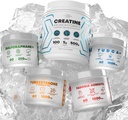 Bundel - Turkesterone & Tongkat Ali + Fadogia Agrestis + Creatine + Sulforaphane + TUCCA - Boost uithoudingsvermogen, spiergroei, levergezondheid, cognitieve functie & detox - Made in USA