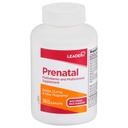 LEADER Prenatale multivitamine met 800 mcg foliumzuur en essentiële voedingsstoffen voor gezonde zwangerschap en foetale ontwikkeling, DHA, hoge potentie vitamine voor verwachte moeders, dagelijkse ondersteuning, 365 caplets