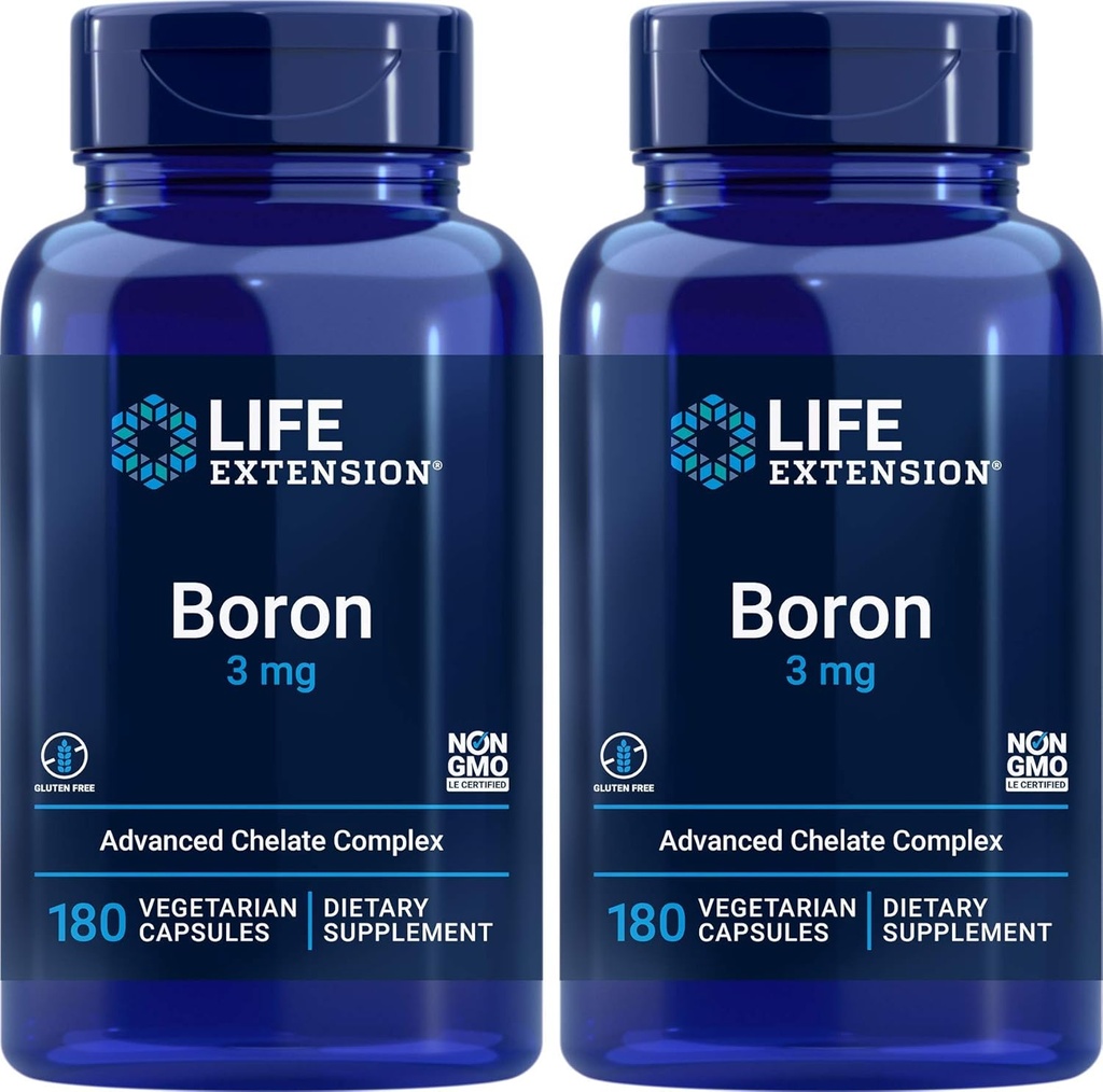 Levensverlenging Boron 3 mg 180 capsules (verpakking van 2)