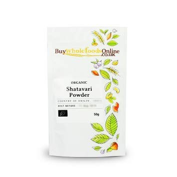 Koop Whole Foods Biologische Shatavari Poeder (50g)