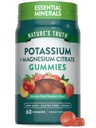 De waarheid van de natuur Kalium Magnesium Citrate Gummies 60 Tellen Vegan, Non-GMO en Glutenvrij Supplement