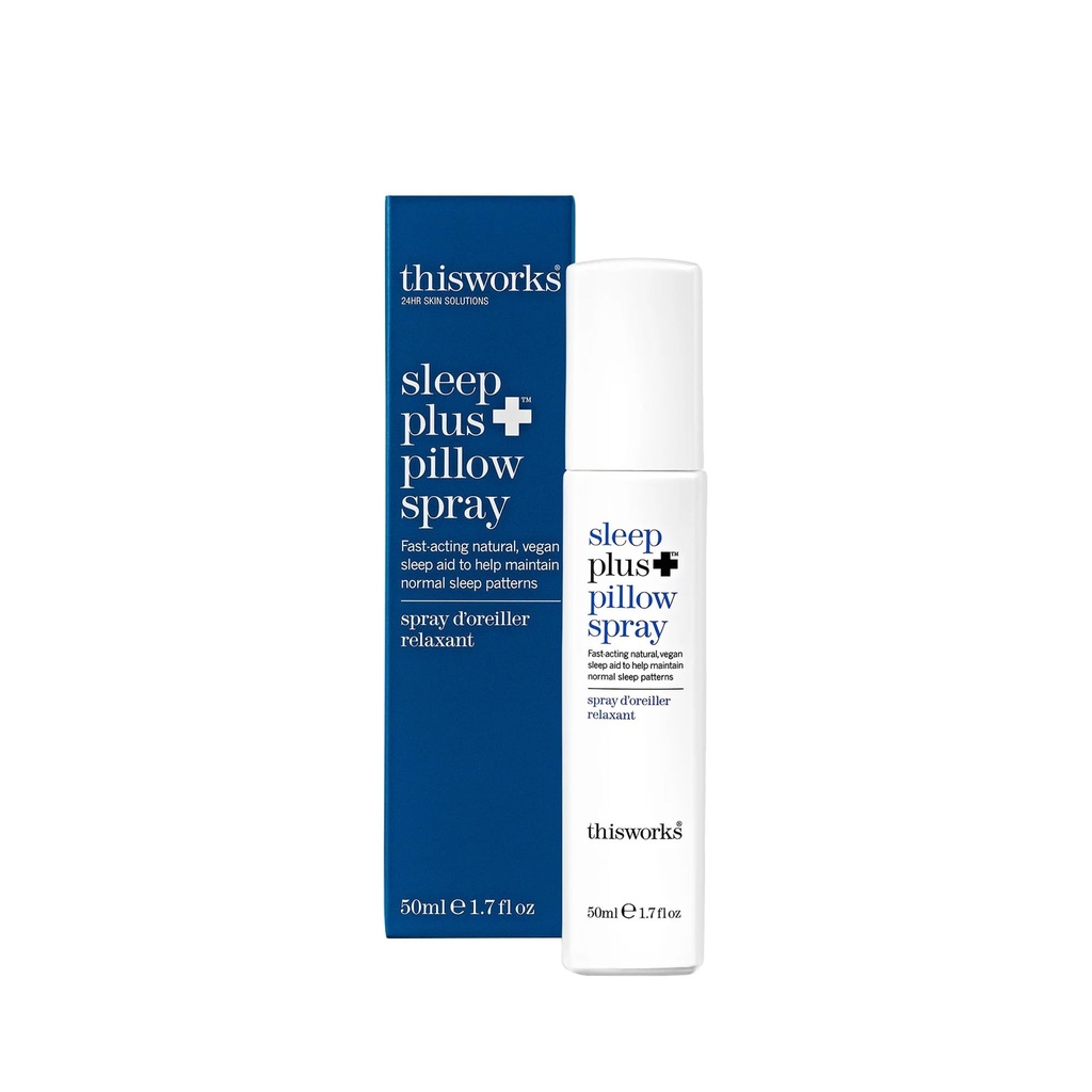 Dit werkt Sleep Plus Pillow Spray, 50 ml - Motion-Actived Sleep Spray Doordrenkt met Lavendel, Camille en Vetivert - Science-Backed Pillow Spray Ontworpen om Restless Sleepers te helpen
